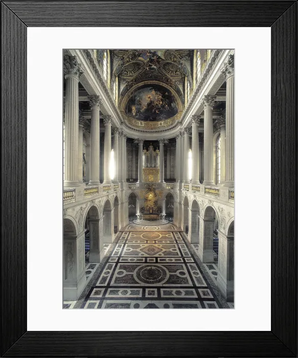 Framed Print : COTTE, Robert de (1656-1735). Palace of Versailles. Royal Chapel. 1710. FRANCE. Versailles. Palace of Versailles. Classicism. Architecture Framed Print : COTTE, Robert de (1656-1735). Palace of Versailles. Royal Chapel. 1710. FRANCE. Versailles. Palace of Versailles. Classicism. Architecture