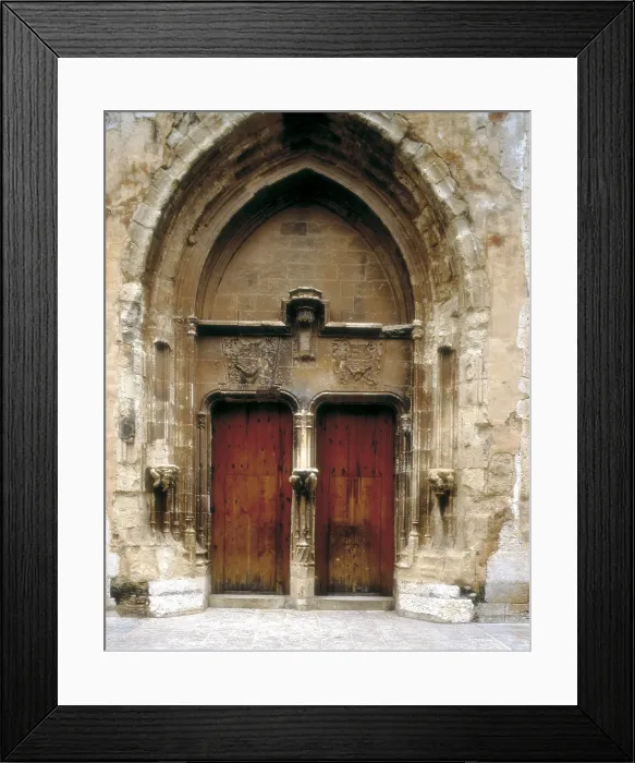 Framed Print : SPAIN. VALENCIA. VALENCIA. Gandia. Collegiate church (14th c.). Faade. Gothic art. Architecture. AISA / Everett Collection**US SALES ONLY** Framed Print : SPAIN. VALENCIA. VALENCIA. Gandia. Collegiate church (14th c.). Faade. Gothic art. Architecture. AISA / Everett Collection**US SALES ONLY**