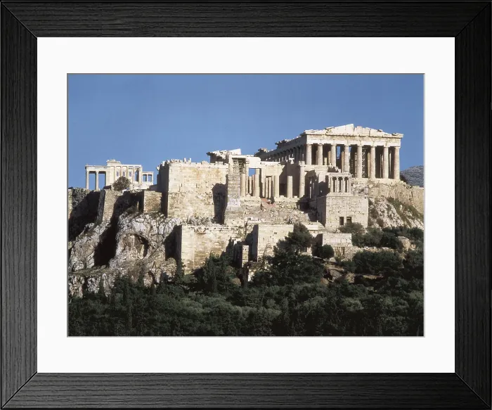 Framed Print : GREECE. ATTICA. Athens. Acropolis. Parthenon, Propylaea and Erechtheum. Classical Greek art. Architecture. AISA / Everett Collection**US SALES ONLY** Framed Print : GREECE. ATTICA. Athens. Acropolis. Parthenon, Propylaea and Erechtheum. Classical Greek art. Architecture. AISA / Everett Collection**US SALES ONLY**