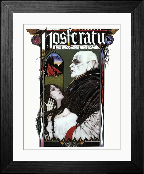 Framed Print : NOSFERATU THE VAMPYRE, (aka NOSFERATU: PHANTOM DER NACHT), Isabelle Adjani, Klaus Kinski, 1979, TM & Copyright (c) 20th Century Fox Film Corp. All rights reserved