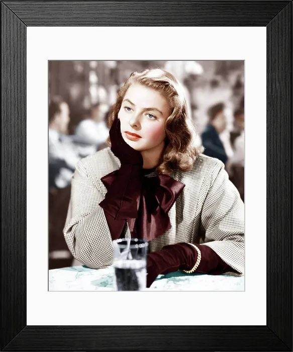 Framed Print : NOTORIOUS, Ingrid Bergman, 1946
