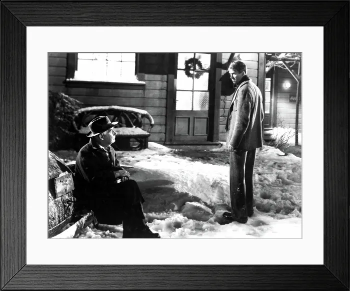 Framed Print : IT'S A WONDERFUL LIFE, Henry Travers, James Stewart, 1946 Framed Print : IT'S A WONDERFUL LIFE, Henry Travers, James Stewart, 1946