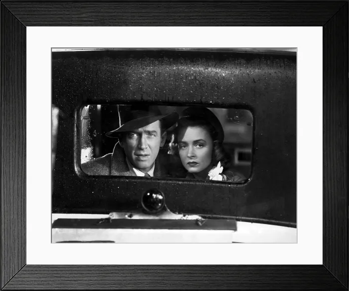 Framed Print : IT'S A WONDERFUL LIFE, Donna Reed, James Stewart, 1946