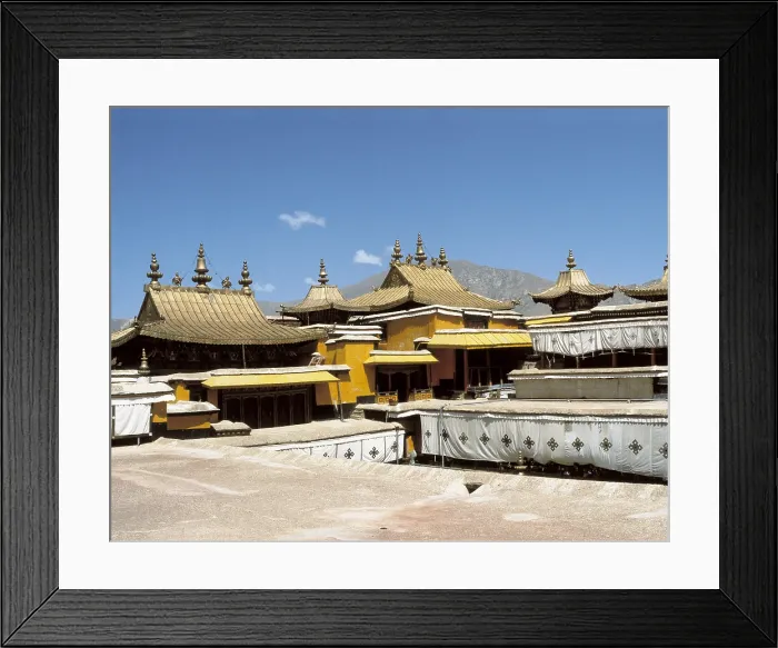 Framed Print : Potala Palace. CHINA. Rebuilt in 17th c. Tibetan art. AISA / Everett Collection**US SALES ONLY**