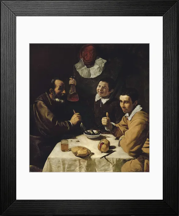 Framed Print : VELAZQUEZ, Diego Rodrguez de Silva (1599-1660). Luncheon. ca. 1617. Baroque art. Oil on canvas. RUSSIA. Saint Petersburg. State Hermitage Museum Framed Print : VELAZQUEZ, Diego Rodrguez de Silva (1599-1660). Luncheon. ca. 1617. Baroque art. Oil on canvas. RUSSIA. Saint Petersburg. State Hermitage Museum