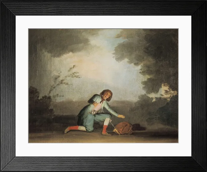 Framed Print : JULIA, Asensi (1767-1830). Scene from a Comedy. beg. 19th c. Painted for the Alameda de Osuna. Oil on canvas. SPAIN. Madrid. Prado Museum. AISA / Everett Collection**US SALES ONLY**