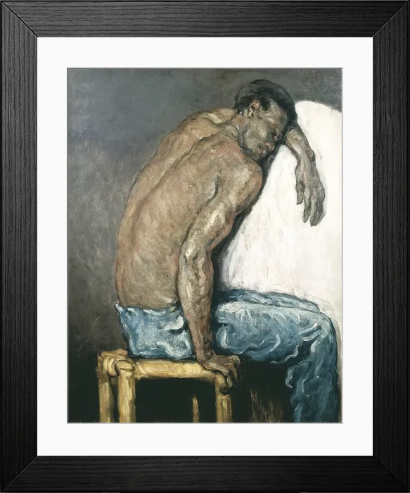 Framed Print : CEZANNE, Paul (1839-1906). The Negro Scipion. ca. 1867. Post-Impressionism. Oil on canvas. BRAZIL. Sao Paulo. Sao Paulo Museum of Art. AISA / Everett Collection**US SALES ONLY**