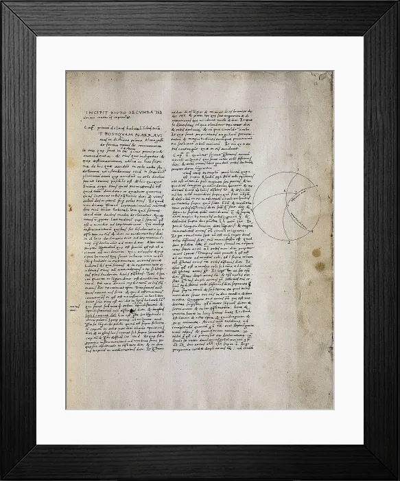 Framed Print : PTOLEMY, Claudius Ptolemaeus ( c. AD 100 - c. AD 170). 'Almagest'. Fo. 33 v Framed Print : PTOLEMY, Claudius Ptolemaeus ( c. AD 100 - c. AD 170). 'Almagest'. Fo. 33 v