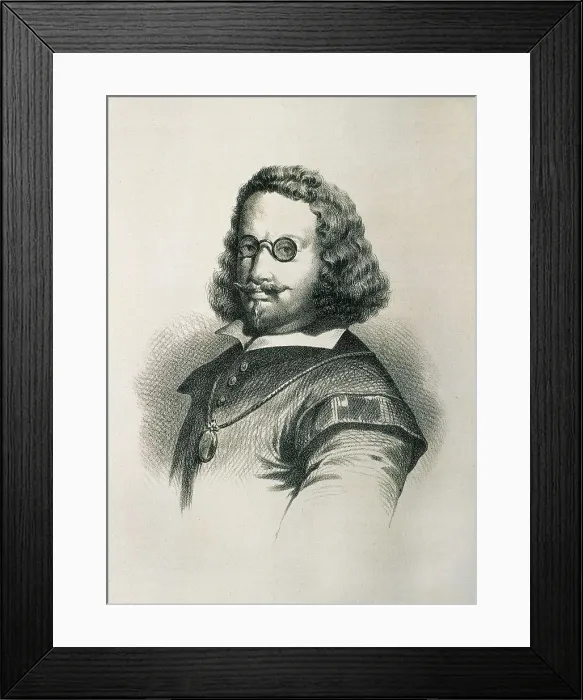 Framed Print : QUEVEDO y VILLEGAS, Francisco de (1580-1645). Litography. AISA / Everett Collection**US SALES ONLY** Framed Print : QUEVEDO y VILLEGAS, Francisco de (1580-1645). Litography. AISA / Everett Collection**US SALES ONLY**