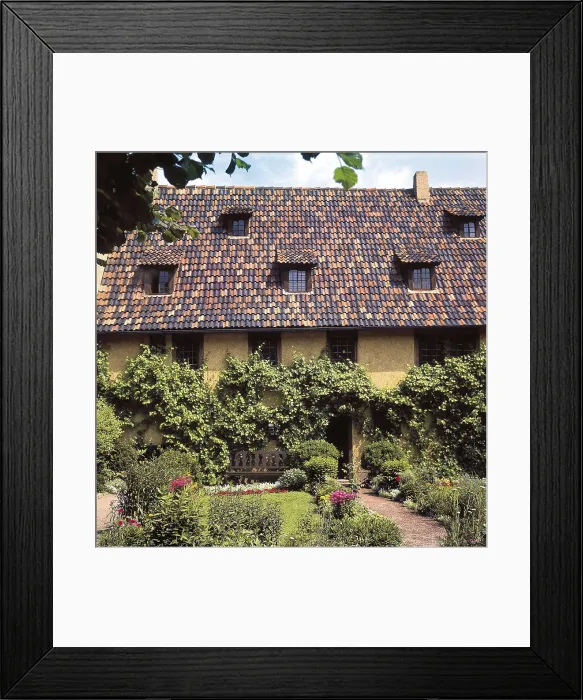 Framed Print : BACH, Johann Sebastian (1685-1750). The house where Bach was born. GERMANY. THURINGIA. Eisenach. J. S. Bach's birth house. AISA / Everett Collection**US SALES ONLY**