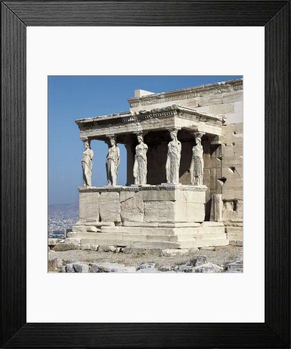 Framed Print : Erechtheion. 421 -414 BC. GREECE. Athens. Acropolis. Erechtheum or Erecththeion. The Caryatid Porch. Classical Greek art. Architecture. AISA / Everett Collection**US SALES ONLY** Framed Print : Erechtheion. 421 -414 BC. GREECE. Athens. Acropolis. Erechtheum or Erecththeion. The Caryatid Porch. Classical Greek art. Architecture. AISA / Everett Collection**US SALES ONLY**