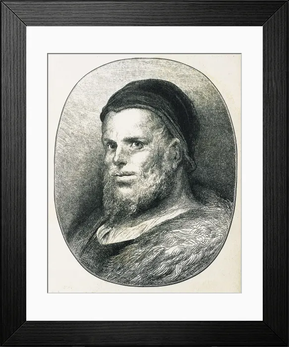 Framed Print : RABELAIS, Franois (1494-1553). Etching. AISA / Everett Collection**US SALES ONLY**