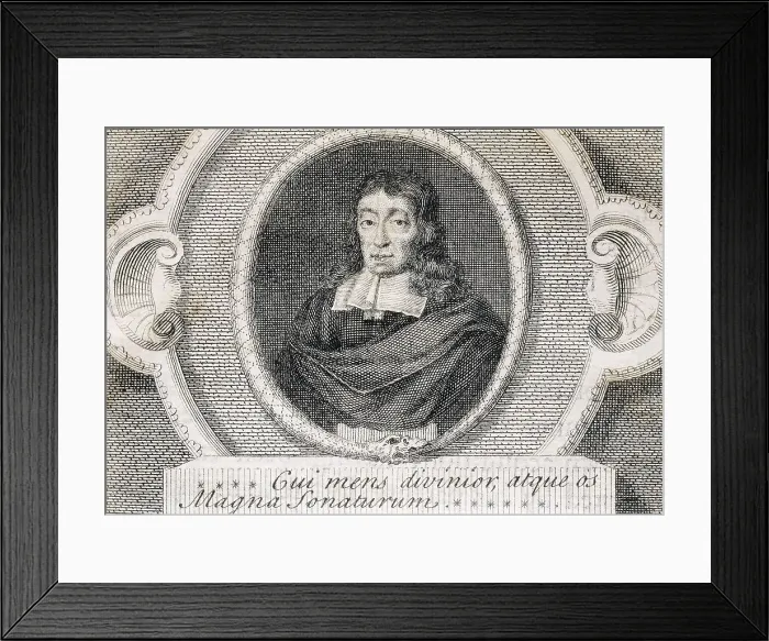 Framed Print : MILTON, John (1608-1674). Engraving (1721). Etching. AISA / Everett Collection**US SALES ONLY**