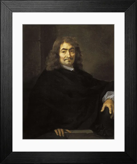 Framed Print : BOURDON, Sbastien (1616-1671). Portrait, presumed to be Rene Descartes. 1629-1649. Baroque art. Oil on canvas. FRANCE. Paris. Louvre Museum Framed Print : BOURDON, Sbastien (1616-1671). Portrait, presumed to be Rene Descartes. 1629-1649. Baroque art. Oil on canvas. FRANCE. Paris. Louvre Museum