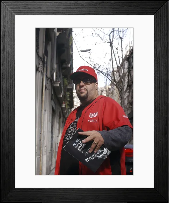 Framed Print : FERREZFerreira da Silva. Writer. 2006. Oscar Elias / AISA / Everett Collection (184505)**US SALES ONLY**