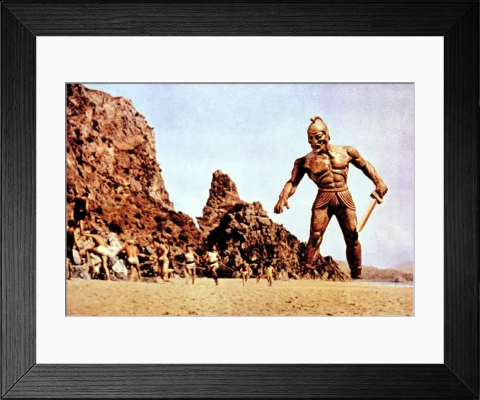 Framed Print : JASON AND THE ARGONAUTS, Talos, the bronze giant, 1963