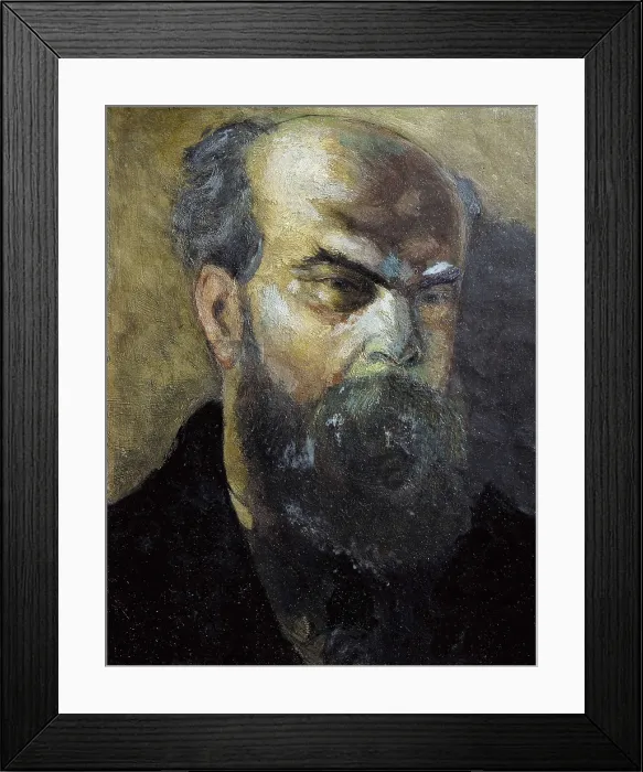 Framed Print : FRESNAYE, Roger-Noel-Franois de la (1885-1925). Portrait of Paul Verlaine. 1888. Oil on canvas. FRANCE. Paris. Muse Carnavalet (Carnavalet Museum) Framed Print : FRESNAYE, Roger-Noel-Franois de la (1885-1925). Portrait of Paul Verlaine. 1888. Oil on canvas. FRANCE. Paris. Muse Carnavalet (Carnavalet Museum)
