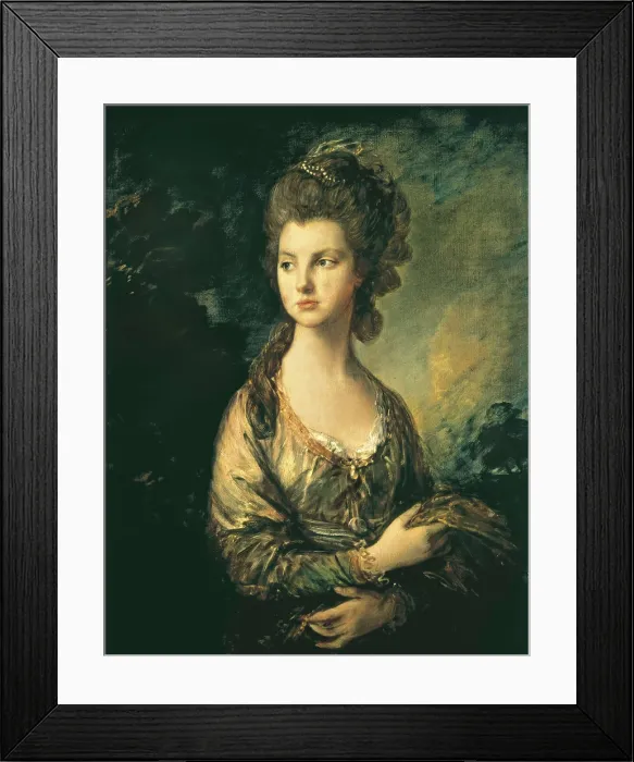 Framed Print : GAINSBOROUGH, Thomas (1727-1788). The Hon. Mrs. Thomas Graham. c.1775-1777. Oil on wood. UNITED STATES OF AMERICA. Washington. National Gallery of Art Framed Print : GAINSBOROUGH, Thomas (1727-1788). The Hon. Mrs. Thomas Graham. c.1775-1777. Oil on wood. UNITED STATES OF AMERICA. Washington. National Gallery of Art