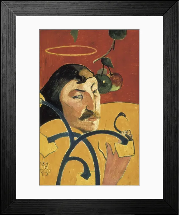 Framed Print : GAUGUIN, Paul (1848-1903). Self-portrait. 1889. Symbolism. Pont-Aven school. Oil on canvas. UNITED STATES OF AMERICA. Washington. National Gallery of Art Framed Print : GAUGUIN, Paul (1848-1903). Self-portrait. 1889. Symbolism. Pont-Aven school. Oil on canvas. UNITED STATES OF AMERICA. Washington. National Gallery of Art