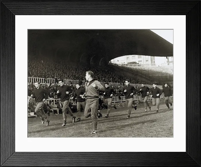 Framed Print : KUBALA STECZ, Ladislao (1927-2002). Hungarian football player. Kubala during his time as a technical director of F. C. Barcelona (season 1962 / 1963). SPAIN. Barcelona