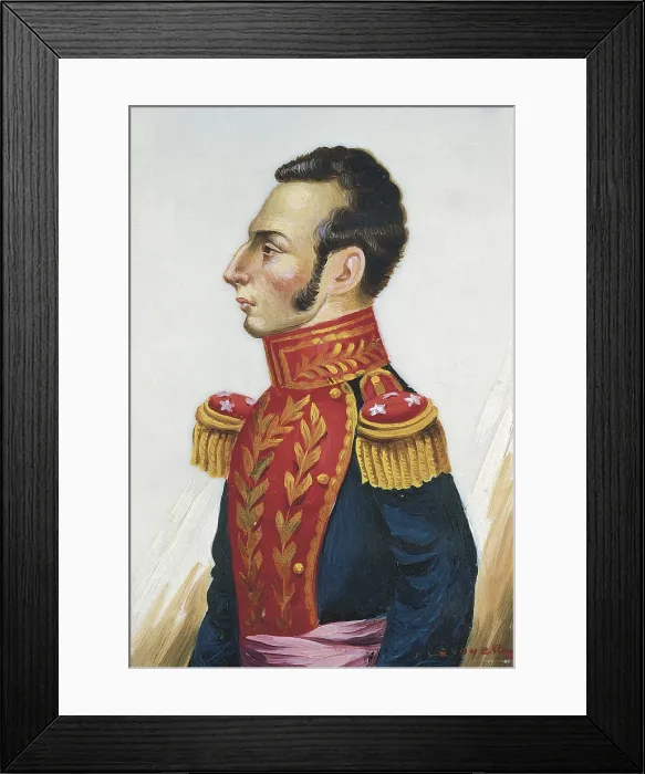 Framed Print : SUCRE, Antonio Jos de (1795-1830). Oil on porcelain. ECUADOR. Quito. Aurelio Espinosa Polit Ecuadorian Library. AISA / Everett Collection**US SALES ONLY** Framed Print : SUCRE, Antonio Jos de (1795-1830). Oil on porcelain. ECUADOR. Quito. Aurelio Espinosa Polit Ecuadorian Library. AISA / Everett Collection**US SALES ONLY**