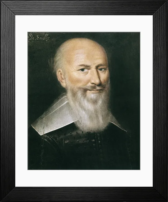 Framed Print : SULLY, Maximilien de Bthune, duke de (1560-1641). French statesman. Portrait formerly attributed to Franois Quesnel. Oil on wood. FRANCE. Chantilly. Muse Cond (Cond Museum) Framed Print : SULLY, Maximilien de Bthune, duke de (1560-1641). French statesman. Portrait formerly attributed to Franois Quesnel. Oil on wood. FRANCE. Chantilly. Muse Cond (Cond Museum)