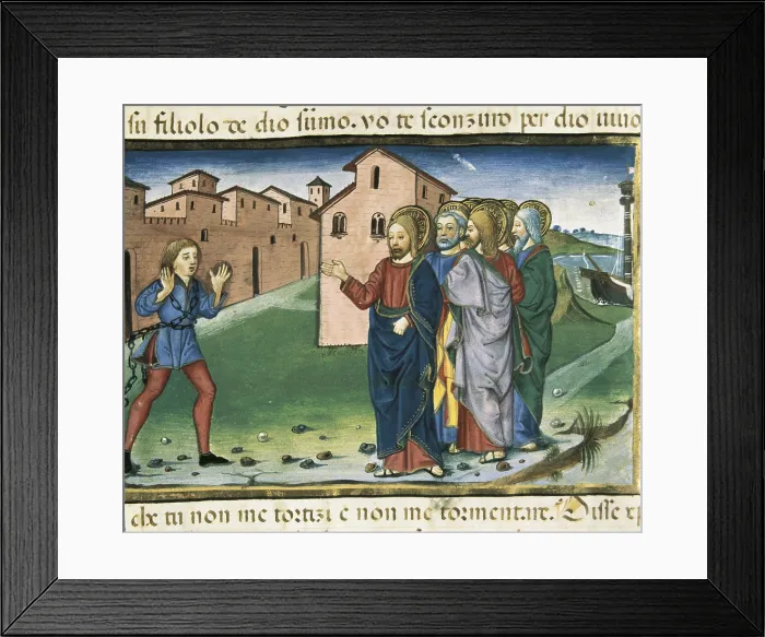 Framed Print : DE PREDIS, Cristoforo (1440-1486). Stories of Saint Joachim, Saint Anne, Virgin Mary, Jesus, the Baptist and the End of the World. 1476 Framed Print : DE PREDIS, Cristoforo (1440-1486). Stories of Saint Joachim, Saint Anne, Virgin Mary, Jesus, the Baptist and the End of the World. 1476