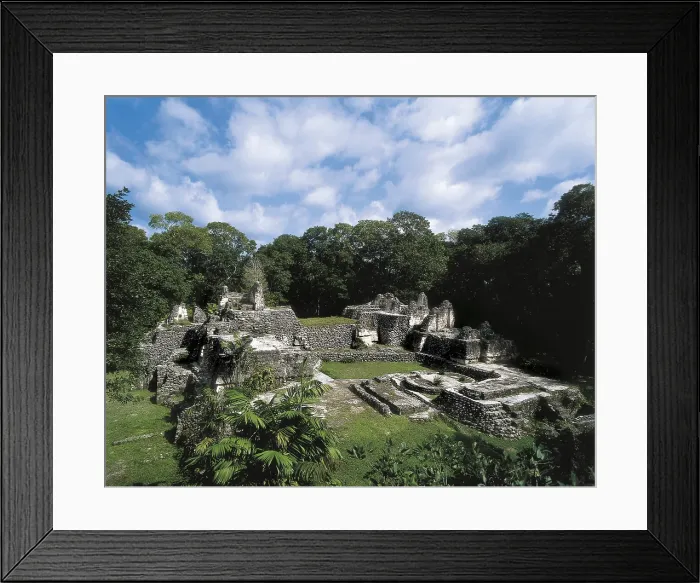 Framed Print : GUATEMALA. Uaxactun. A Group. Late pre-classical period. Maya art. Architecture. AISA / Everett Collection**US SALES ONLY**