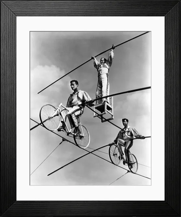 Framed Print : The Flying Wallendas, 1967.. Courtesy: CSU Archives  /  Everett Collection