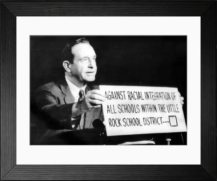 Framed Print : Governor Orval Faubus (D)