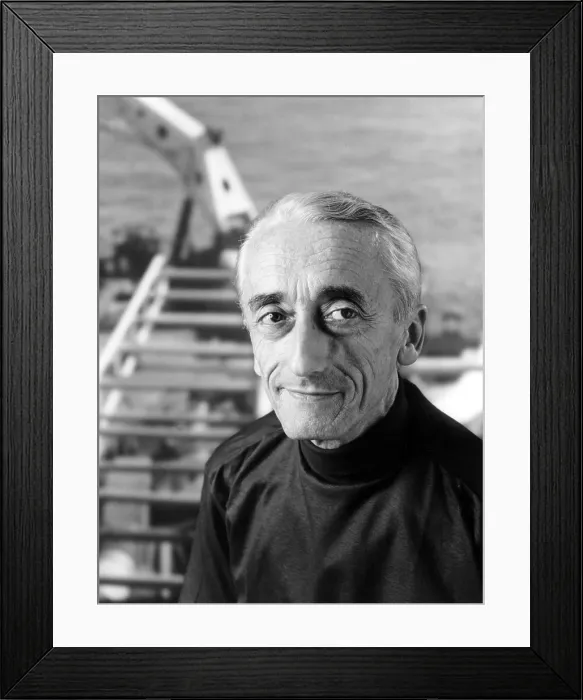 Framed Print : Jacques-Ives Cousteau, naturalist and undersea explorer, undated.. Courtesy: CSU Archives / Everett Collection Framed Print : Jacques-Ives Cousteau, naturalist and undersea explorer, undated.. Courtesy: CSU Archives / Everett Collection