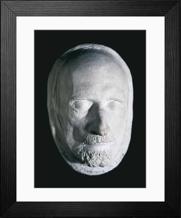 Framed Print : MIRANDA, Sebastin (1895-1975). Mask of Jacinto Benavente. 1954. Mask carried out the same day he died, the 14th July. Sculpture Framed Print : MIRANDA, Sebastin (1895-1975). Mask of Jacinto Benavente. 1954. Mask carried out the same day he died, the 14th July. Sculpture