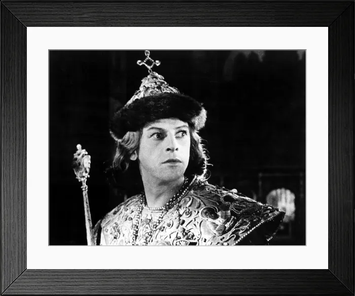 Framed Print : IVAN THE TERRIBLE, PART ONE, (aka IVAN GROZNYY I, aka IVAN THE TERRIBLE, PART I), Nikolai Cherkasov as Czar Ivan IV, i.e. Ivan the Terrible, 1944