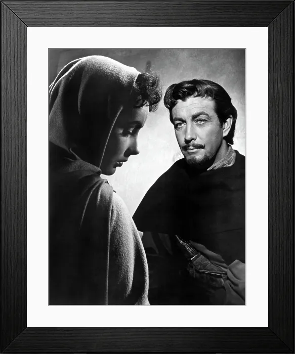 Framed Print : IVANHOE, Elizabeth Taylor, Robert Taylor, 1952