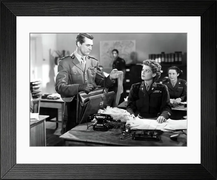 Framed Print : I WAS A MALE WAR BRIDE, Cary Grant, Ann Sheridan, 1949, TM and Copyright 20th Century Fox Film Corp. All rights reserved