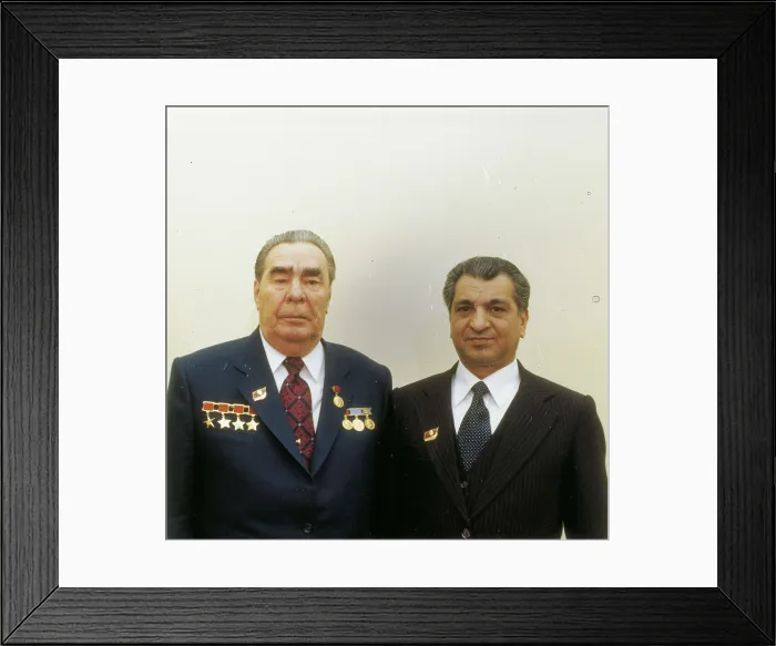 Framed Print : KARMAL, Babrak (1929-1996); BREZHNEV, Leonid (1906-1982) Framed Print : KARMAL, Babrak (1929-1996); BREZHNEV, Leonid (1906-1982)
