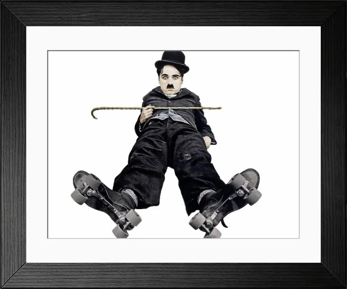 Framed Print : THE RINK, Charles Chaplin, (aka Charlie Chaplin), 1916