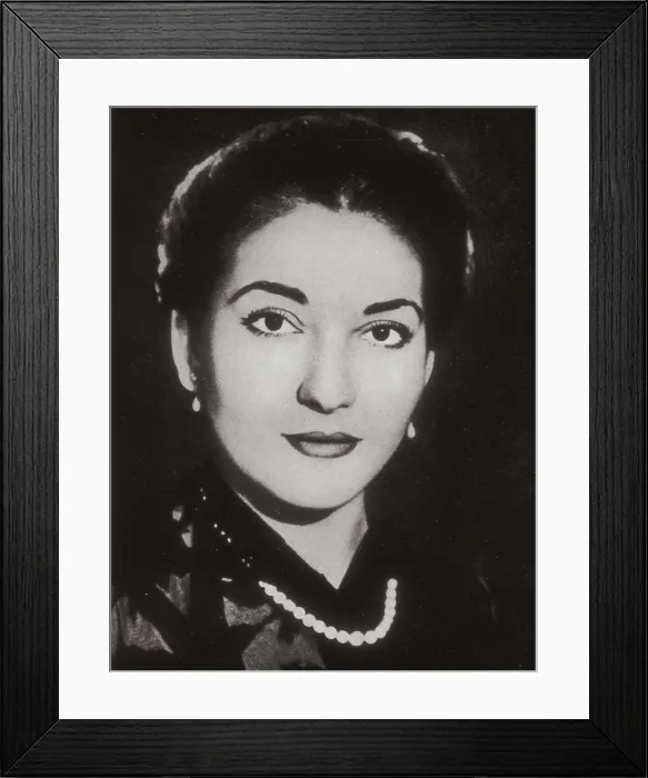 Framed Print : CALLAS, Mara Kalogeropoulos (1923-1977). AISA / Everett Collection**US SALES ONLY**