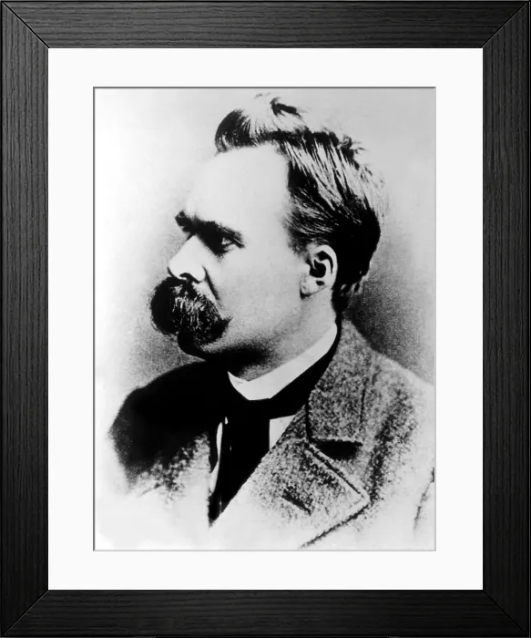 Framed Print : Friedrich Nietzsche, 19th century German philosopher, circa 1887
