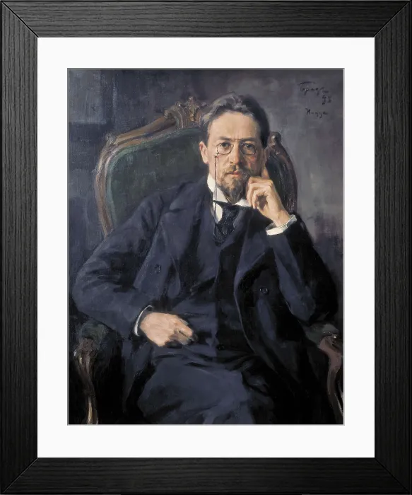 Framed Print : BRAZ, Osip Emmanuilovich (1872-1937). Portrait of Anton Chekhov. 1898. Oil on canvas. RUSSIA. Moscow. Tretyakov Gallery. AISA / Everett Collection**US SALES ONLY** Framed Print : BRAZ, Osip Emmanuilovich (1872-1937). Portrait of Anton Chekhov. 1898. Oil on canvas. RUSSIA. Moscow. Tretyakov Gallery. AISA / Everett Collection**US SALES ONLY**