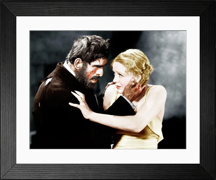 Framed Print : THE OLD DARK HOUSE, from left: Boris Karloff, Gloria Stuart, 1932