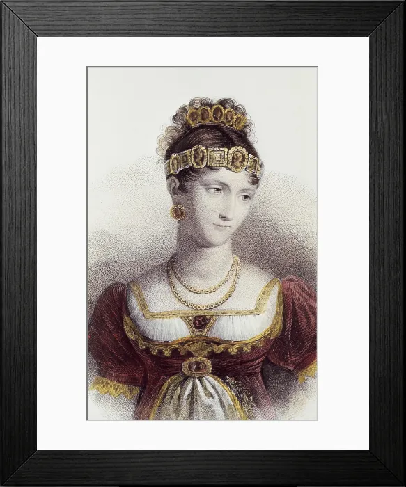 Framed Print : BONAPARTE, Marie Paulette, called Pauline (1780-1825). Napoleon's sister. Litography. AISA / Everett Collection**US SALES ONLY** Framed Print : BONAPARTE, Marie Paulette, called Pauline (1780-1825). Napoleon's sister. Litography. AISA / Everett Collection**US SALES ONLY**