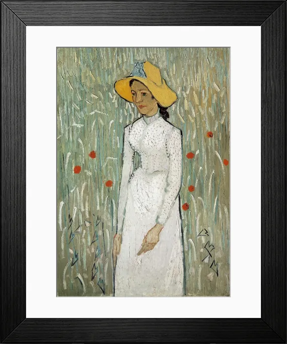 Framed Print : GOGH, Vincent van (1853-1890). Girl in white. 1890. Post-Impressionism. Oil on canvas. UNITED STATES OF AMERICA. Washington. National Gallery of Art Framed Print : GOGH, Vincent van (1853-1890). Girl in white. 1890. Post-Impressionism. Oil on canvas. UNITED STATES OF AMERICA. Washington. National Gallery of Art