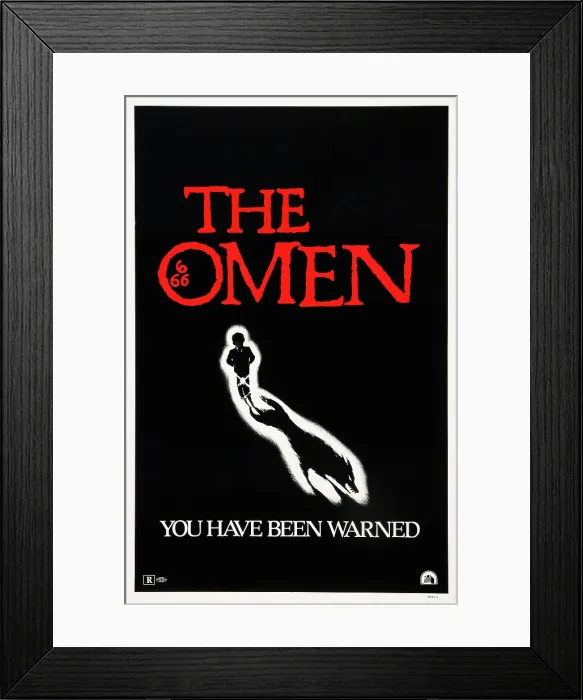 Framed Print : THE OMEN, poster, 1976, 20th Century Fox, TM & Copyright / Courtesy Everett Collection