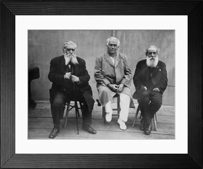 Framed Print : ACEVEDO, Isidoro (1867-1952). Spanish writer and socialist politician. Acevedo with Wilhem Pieck and Juan Jos Morato in Moscow (1938). AISA / Everett Collection**US SALES ONLY** Framed Print : ACEVEDO, Isidoro (1867-1952). Spanish writer and socialist politician. Acevedo with Wilhem Pieck and Juan Jos Morato in Moscow (1938). AISA / Everett Collection**US SALES ONLY**