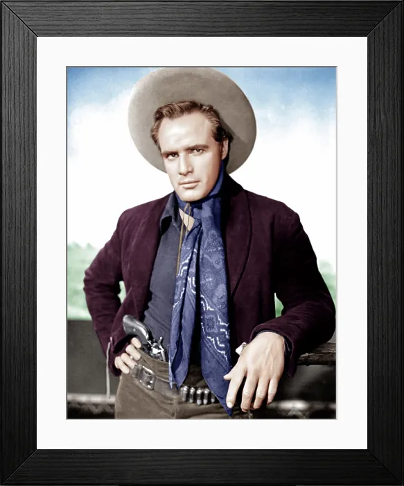 Framed Print : ONE-EYED JACKS, Marlon Brando, 1961 Framed Print : ONE-EYED JACKS, Marlon Brando, 1961