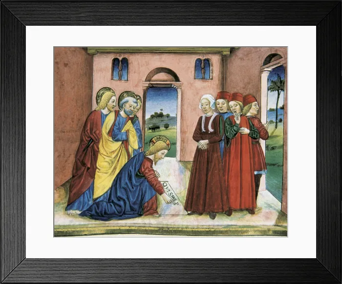 Framed Print : DE PREDIS, Cristoforo (1440-1486). Stories of Saint Joachim, Saint Anne, Virgin Mary, Jesus, the Baptist and the End of the World. 1476 Framed Print : DE PREDIS, Cristoforo (1440-1486). Stories of Saint Joachim, Saint Anne, Virgin Mary, Jesus, the Baptist and the End of the World. 1476