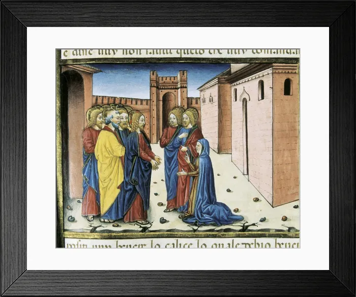 Framed Print : DE PREDIS, Cristoforo (1440-1486). Stories of Saint Joachim, Saint Anne, Virgin Mary, Jesus, the Baptist and the End of the World. 1476 Framed Print : DE PREDIS, Cristoforo (1440-1486). Stories of Saint Joachim, Saint Anne, Virgin Mary, Jesus, the Baptist and the End of the World. 1476