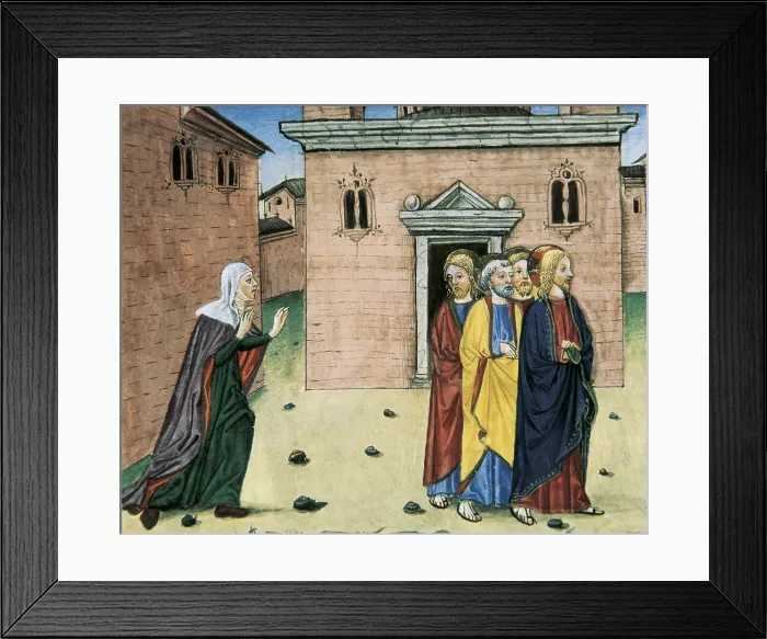 Framed Print : DE PREDIS, Cristoforo (1440-1486). Stories of Saint Joachim, Saint Anne, Virgin Mary, Jesus, the Baptist and the End of the World. 1476 Framed Print : DE PREDIS, Cristoforo (1440-1486). Stories of Saint Joachim, Saint Anne, Virgin Mary, Jesus, the Baptist and the End of the World. 1476
