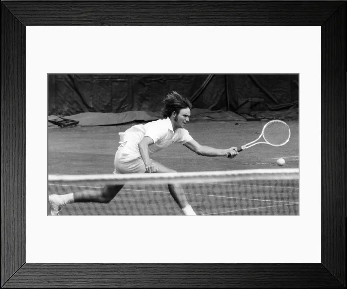 Framed Print : Jimmy Connors at the 1971 U.S. Open Tournament. Courtesy: CSU Archives / Everett Collection